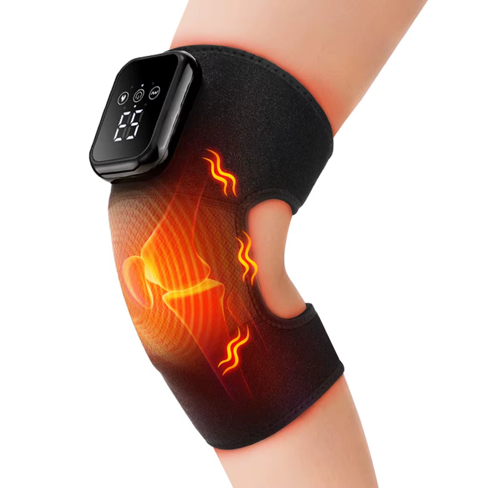 Eletric Heating Knee Massage Instrument Vibrator Knee Pad Joint for Elbow Leg Knee Shoulder